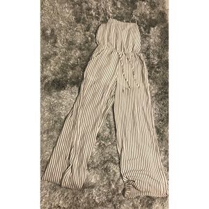 White/Black Jumpsuit